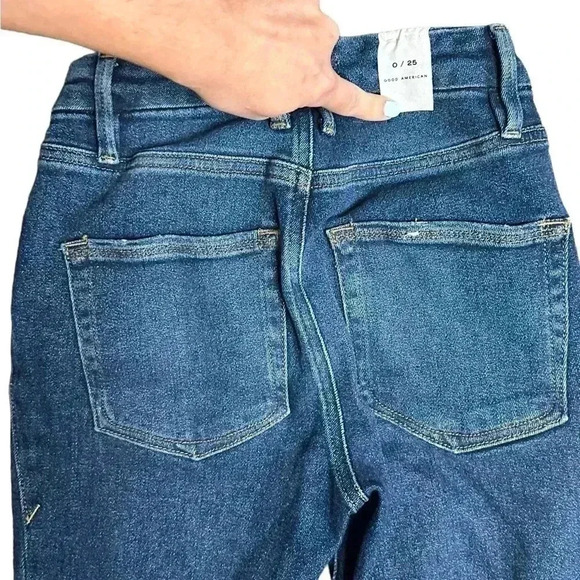 NWT Good American Good Legs High Rise Skinny 0/25 - Picture 6 of 7